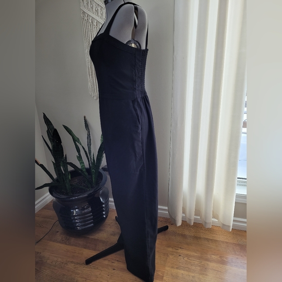 Abercrombie & Fitch Navy Jumpsuit size large & tall - Picture 3 of 9